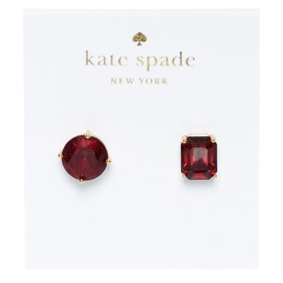 NWT Kate Spade Bright Ideas Mismatched Pink Earring Studs - Picture 1 of 5